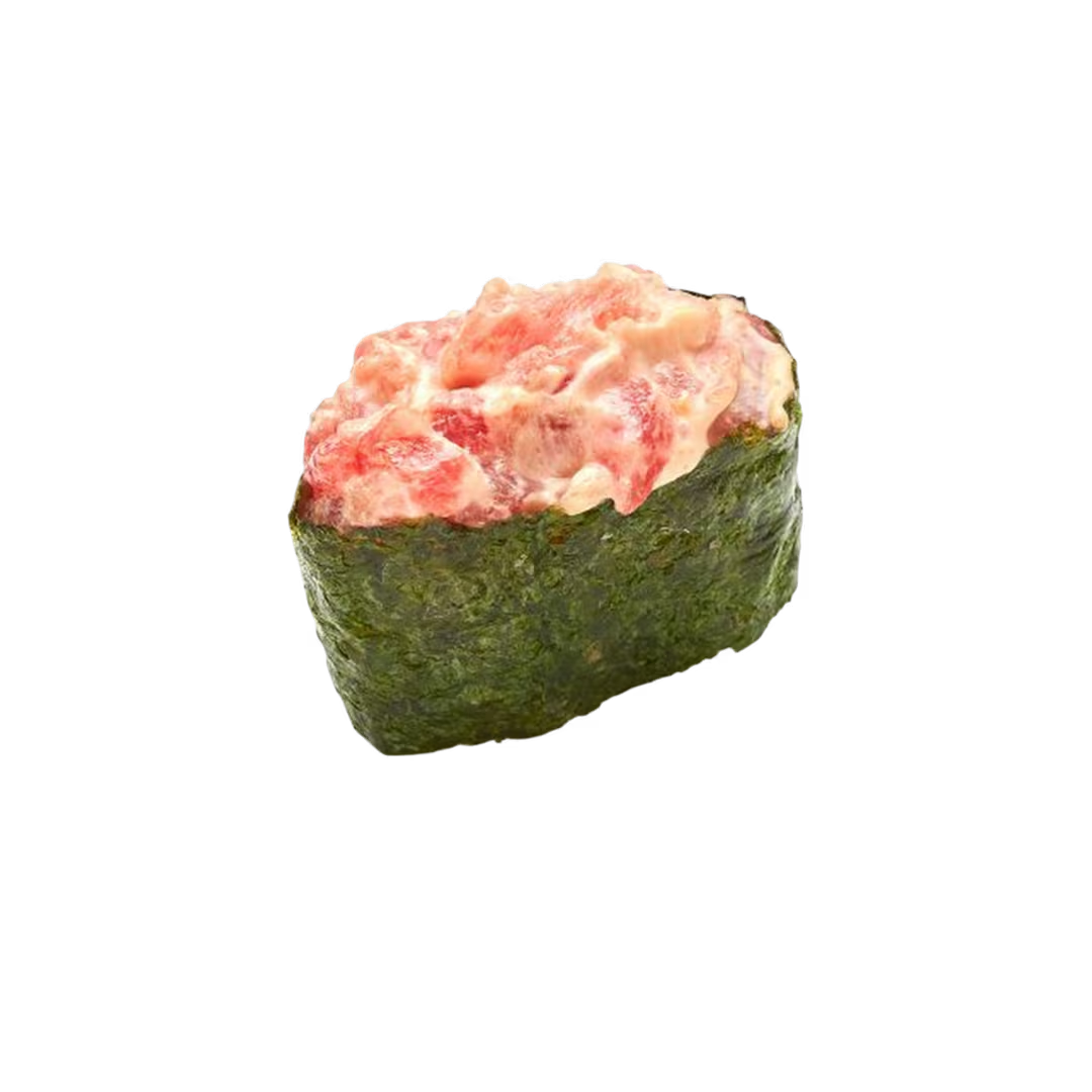 Суши Гункан тунец спайс