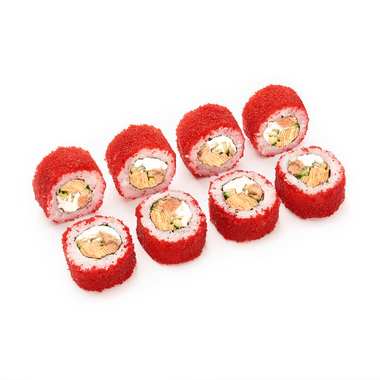 Роллы Калифорния с лососем терияки